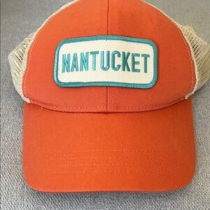 Orange Nantucket Trucker Hat